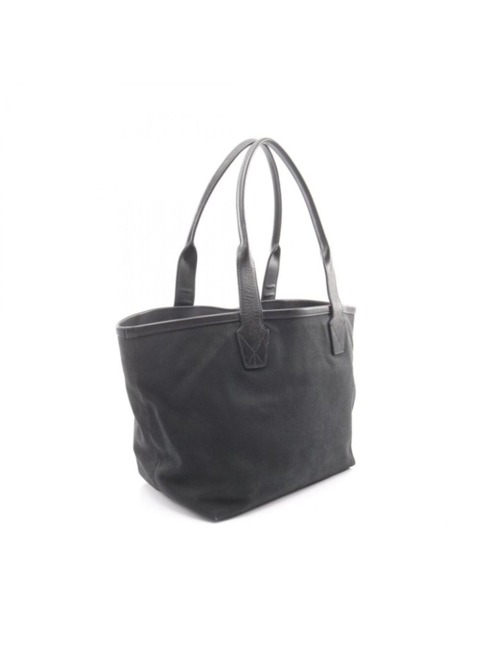 ★SOLD★ Balenciaga Tote Cities Paris Jumbo Black Canvas Leather Small - Picture 2 of 10